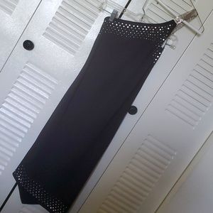 One-shoulder Black Dress